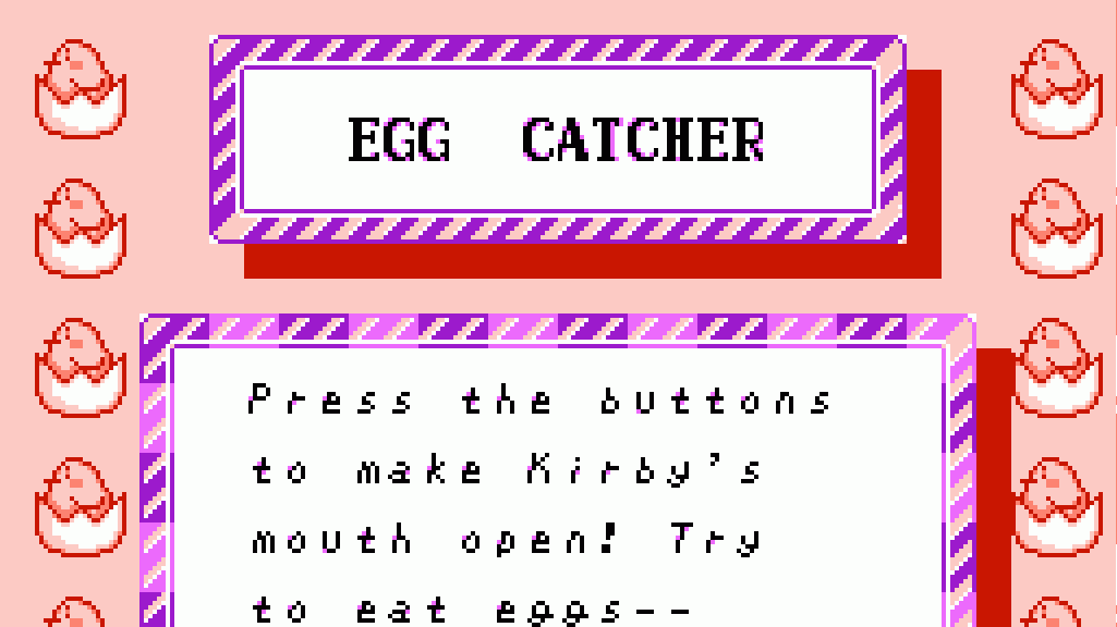 Kirby Egg Catcher Clone